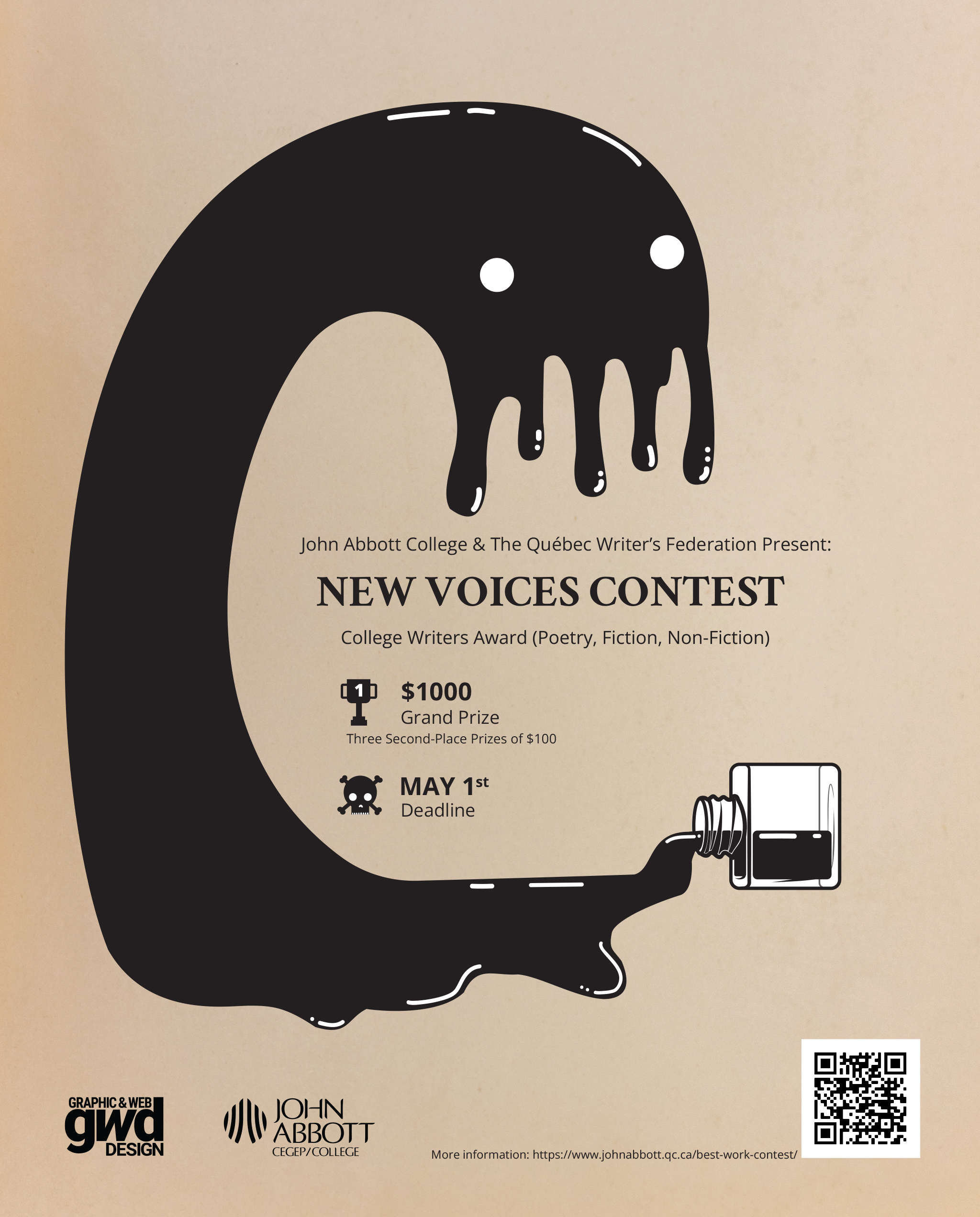 Poster for the Creative Writing contest