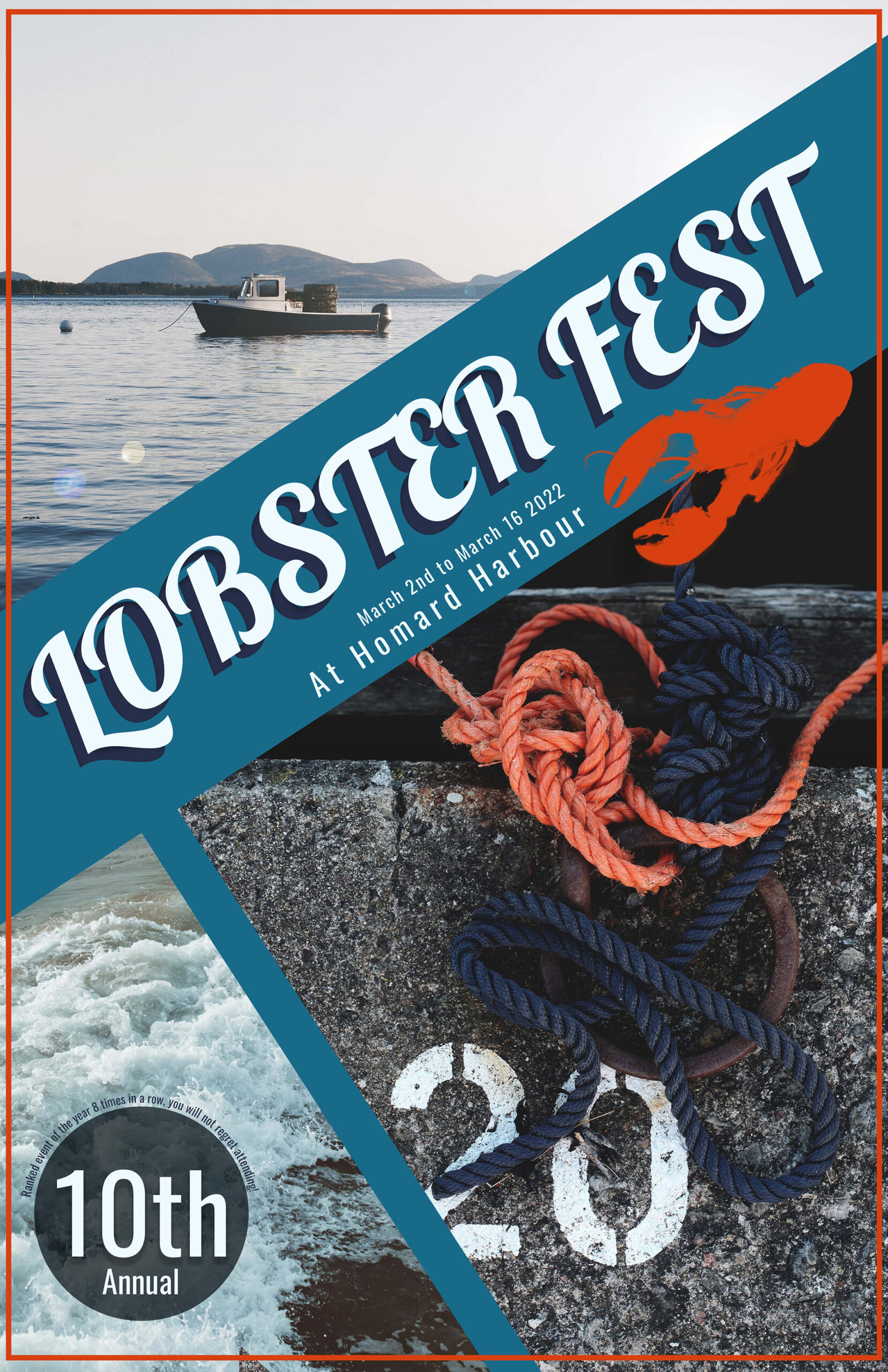 Poster for a lobster fest