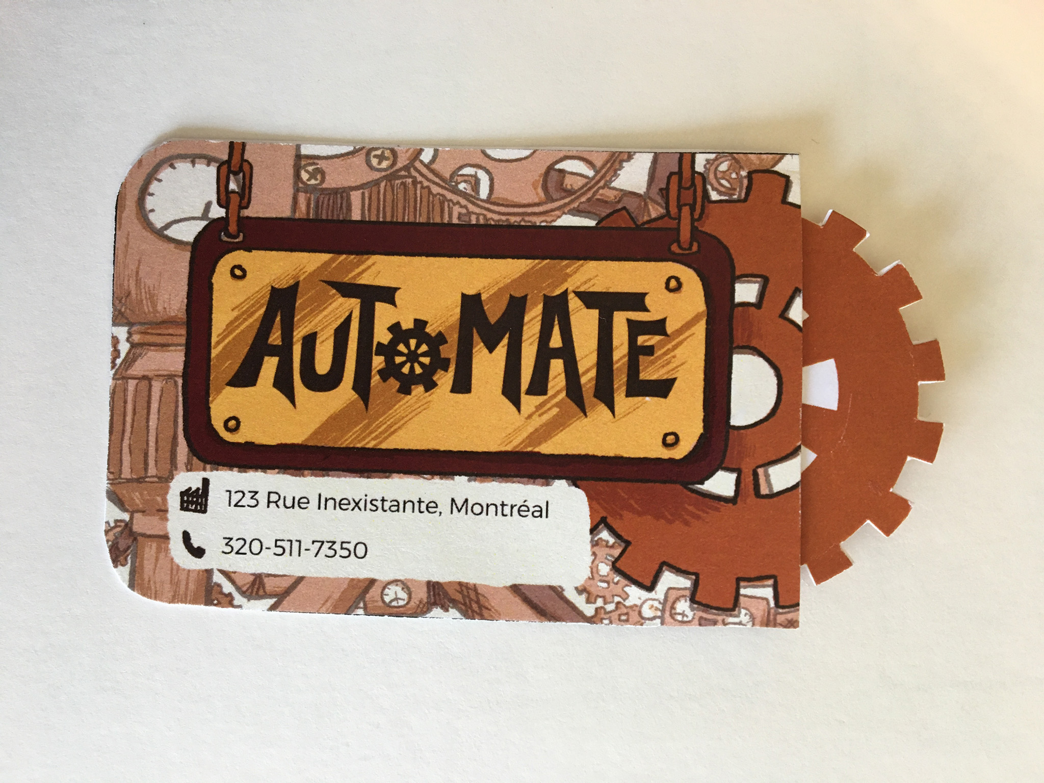 Automate's business card completed!
